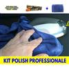AccessoriAuto Kit Lucidatura Auto Polish Pulizia Metalli Inox Lucido con Panno Microfibra per