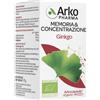 Arkopharma Ginkgo Bio Integratore Memoria 45 Arkocapsule