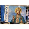 bandiera napoli Santo Orsolini 145x95 cm Quarto scudetto 4 Maradona Bol-int 1-0