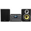PHILIPS TAM8905 Micro Music System 100W: Bluetooth, Spotify Connect, radio Internet, DAB+, lettore CD, USB, altoparlanti Bass Reflex, controllo del suono digitale, design classico con display a colori