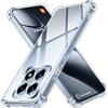 iVoler Cover per Xiaomi 14T Pro, Custodia Antiurto Trasparente per Assorbimento Degli Urti con Paraurti in TPU Morbido, Sottile Morbida in Silicone TPU Protettiva Case