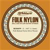 D'Addario BES045W Folk Nylon - Corda singola avvolta in argento per chitarra, con pallino, .045