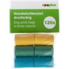 zooplus Exclusive Sacchetti igienici per cani in tre colori - 6 rotoli da 20 sacchetti