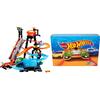Hot Wheels (TG. Norme) Hot Wheels Mega Autolavaggio Playset per Macchinine con Pista Selvag