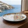 Ceramiche Sofia Stand Piatto Ornamentale in Ceramica di Caltagirone Ø 35/45 cm — Decoro Sicily - 37 cm / Decoro Sicily