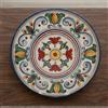 Ceramiche Sofia Stand Piatto Ornamentale in Ceramica di Caltagirone Ø 35/45 cm — Decoro Sicily - 43 cm / Decoro Sicily