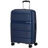 American Tourister Linex Spinner M, Valigia, 66 cm, 63 L, Blu ( Deep Navy)