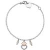 DISNEY Bracciale princess disney in argento con cuore