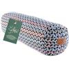 #DoYourYoga Cuscino da yoga a cilindro con purea di farro biologica (KBA), rivestimento lavabile in 100% cotone, 68 cm x 22 cm, cuscino yoga per meditazione, seduta/zafu, per Yin Yoga - Style 17
