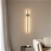 Klighten LED Lunga Lampada da Parete da Interno, 65CM/18W Moderna Applique da Interno, IP65 Luci da Parete da Esterno in Alluminio, per Soggiorno Scala Corridoio, Bianco Caldo 3000K, Grigio Scuro