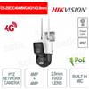 Hikvision DS-2SE3C404MWG-4G/14(2.8mm) - Telecamera PTZ 4MP DS-2SE3C404MWG-4G(14) con Zoom 4x, 4G LTE, ColorVu e Rilevamento AI - Hikvision