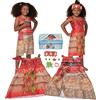 Disney Princess Baule di Vaiana con Abiti e Accessori: Set Completo Ispirato a Moana - 2 Abiti, Gioielli Scintillanti, Accessori per Capelli e Un Bauletto per custodire Tutti i tesori!