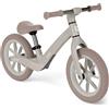 Kikka Boo KikkaBoo Bicicletta Senza Pedali 3 Anni LANSER, Bici Senza Pedali 3-6 Anni, Pronta All'uso, Facile da Guidare e Trasportare, Aiuta l'equilibrio, Cresce Con il Bambino, Beige