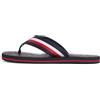 Tommy Hilfiger Uomo Infradito Massage Beach Sandal con Logo, Blu (Desert Sky), 40