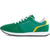 Tommy Hilfiger Uomo Sneakers Runner New Eva Summer Nylon Pop in Pelle Scamosciata, Verde (Nouveau Green), 44 EU