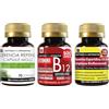 LABOTTEGADEGLIINTEGRATORI Set di integratori Serenoa Repens 70 Softgels, Vitamina B12 500 Compresse, Diosmina Esperidina 100 Compresse | Prostata Energia Emorroidi Microcircolo Circolazione