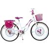 BIKER TOYS Schiano Bici Bicicletta Fiocco per Bambina Taglia 20 Accessori Inclusi