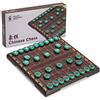 Yellow Mountain Imports, Set Scacchi Cinesi (Xiangqi), Gioco da Tavolo Magnetico da Viaggio (32,5 Centimetri) con Pezzi Color Giada