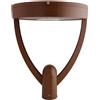 Lampione Stradale 40W 120lm/W Corten - Lumileds Colore Bianco Freddo 5.500 K