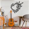 Wallity Hanah Home Elegante accessorio decorativo da parete in metallo nero, 68 x 70 cm, 100% metallo, spessore 1,5 mm, leggero e facile da appendere, perfetto per l'arredamento moderno della casa