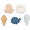 Bamboom Set Formine Bamboom Silicone Blu
