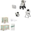 La Chiocciola Set Nascita Trio Inglesina Aptica Recline + Culla Foppapedretti Evo