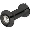 cyclingcolors Spioncino per porta, fino a spessore porta di 60 mm, ottone, nero opaco 14mm