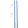 Tsudoku Truss Rod a due vie in acciaio per chitarra, 9 x 440 mm, 2 pezzi, blu