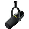 Shure MV7+ Microfono per Podcast-Audio avanzato, pannello a sfioramento a LED, uscite USB-C e XLR, modalità livello automatico, filtro pop digitale, effetti di riverbero, podcasting, streaming - Nero