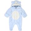 Chicco Tutina Con Apertura Frontale, Pigiamino per bambino e neonato Bimbo 0-24, Azzurro (6), 0 mesi, Designed in Italy