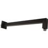 PAFFONI Braccio doccia quadro 40 cm nero opaco - Paffoni