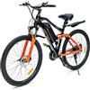 E MOTORAD - RIDE THE ELECTRIC REVOLUTION EMotorad EMX+ | Bicicletta elettrica fuoristrada nera per adulti | Pneumatici CST 27.5x2.0 | Motore 36V 250W | Batteria 13Ah rimovibile | Doppia sospensione | Freni a disco meccanici
