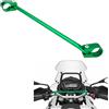 Tunejoy Barra Trasversale Moto 22mm Manubrio per l'Equilibrio del Motocicletta in Alluminio Barra di Bilanciamento di Moto Regolabile per Moto da Cross 400mm Verde