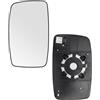 tivekeo Vetro a Specchio sostituzione per Citroen Jumpy/F-iat Scudo/Peugeot Expert 2007-2016, Riscaldato Specchio Esterno Regolabile, Lente di Retromarcia, Adatto per vetro singolo (Sinistra)
