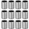 PATIKIL 12 Pz Spacer in Acciaio M8 Spaziatori Metallici Acciaio Vite | 8mm Id x 11mm Od x 17mm L, Distanziale in Acciaio Carbonio, Distanziatore Rotondo, per Bulloni a Vite da 5/16in o M8