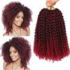 LLZBEAUTYHair 8Bundles - Extension di capelli corti all'uncinetto, stile marlybob, ricci e crespi all'uncinetto, per donne di colore (25,4 cm (8 ciocche), #1B-bug)