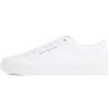 Tommy Hilfiger TH Hi Vulc Low Core Canvas Fm0Fm05396, Basso Top, Uomo, Bianco (White), 46 EU