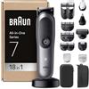 Braun Rifinitore All-in-One Series 7 18in1, ProBlade, AutoSense, AIO7585, Grigio