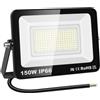 YOJZMA Faro LED da esterno, 150W 15000LM Luce di Sicurezza, 6000K Bianco