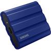 Samsung MU-PE2T0R/EU T7 Shield SSD Portatile da 2TB, USB 3.2 Gen.2, blu, compatibile con Mac, iPhone e iPad