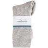 Graham Cashmere - Calzini da letto in puro cashmere - Made in Scotland - Confezione regalo, Grigio chiaro., Etichettalia unica