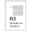 Pix FRAMES Cornice Foto - 29,7x42 cm (A3) - Portafoto da Parete Legno - Elegante Cornici da Parete - Porta Foto da Muro - Classico Quadretti da Parete - Moderno Portafoto - Grigio