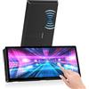 Ulrhzar Monitor touchscreen portatile piccolo da 10,3 pollici 1920x720 LCD a barra allungata con touch a 10 punti con doppi altoparlanti, mini monitor HDMI Type-C a 60 Hz per laptop, PC