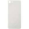 Smartex® Vetro copribatteria per scocca Posteriore Big Hole Compatibile con iPhone SE 2020 | Senza Logo (Bianco)
