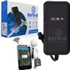 ReFind Localizzatore GPS Auto - Software 0 a Vita Senza Canoni Mensili. Antifurto GPS per Auto, Bici, Moto, Furgoni, Caravan e Barche (SIM da Ricaricare)