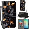 PHINIENLAND Cover per Samsung Galaxy A18 / A26 / A17 5G custodia portafoglio Fiori | 3 scomparti carte, 1 tasca banconote, Chiusura magnetica, Supporto, Pelle PU flip cover per Samsung A26 / A17