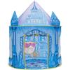 Benebomo Tenda da gioco pop up per bambini, castello per bambini, castello di ghiaccio blu, tenda per bambini per ragazze e ragazzi