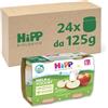 HiPP - Omogeneizzato Di Frutta, Gusto, 24 Vasetti Da 125 G, Mela E Yogurt, 3000 Grammi