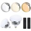 FGen Lampada LED E27 Lampada video 85W 2700-6400K regolabile con telecomando Lampada da studio Risparmio energetico Durata di vita di 20.000 ore [Classe di efficienza energetica A]