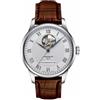 Tissot Montre Locle powermatique 80 open heart cuir marron